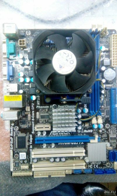 Лот: 14829450. Фото: 1. ASRock 960 GM-GS3 FX AM3. Материнские платы