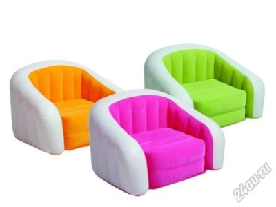 Лот: 5830808. Фото: 1. Надувное кресло Intex 68571 Cafe... Кресла, пуфы