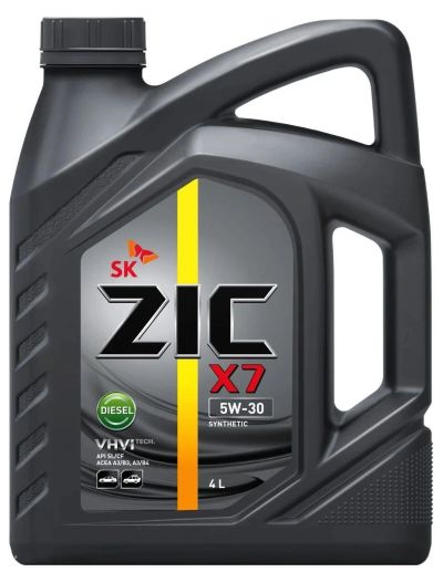 Лот: 16494796. Фото: 1. Масло ZIC X7 5W-30 Diesel синт... Масла, жидкости