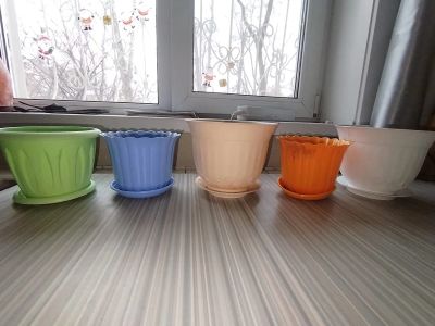 Лот: 24904461. Фото: 1. Горшки для цветов. Кашпо, горшки, вазоны для цветов