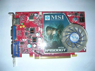 Лот: 1352051. Фото: 1. msi 9500gt 512mb. Видеокарты
