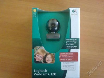 Лот: 286604. Фото: 1. Веб камера Logitech c120. Веб-камеры