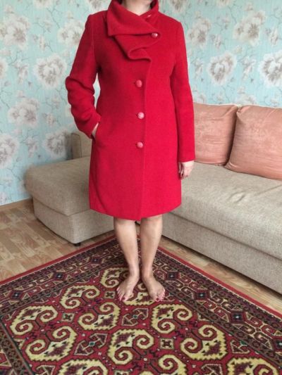 Лот: 6257287. Фото: 1. Пальто женское кашемир, 48-50. Верхняя одежда