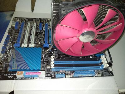 Лот: 14169317. Фото: 1. Asus P9X79 Deluxe + Intel I7 3930K... Комплекты запчастей