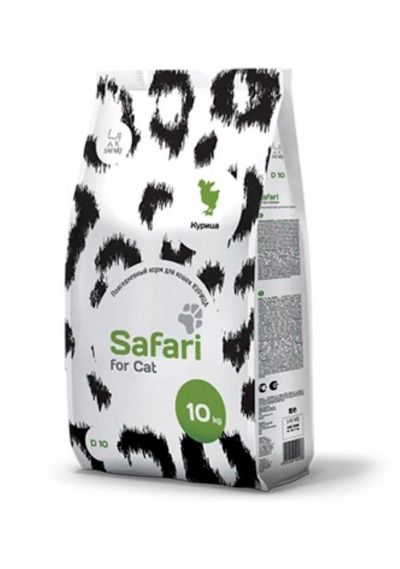 Лот: 4848873. Фото: 1. Safari for Cat Chicken, 10 кг. Корма