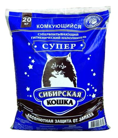 Лот: 3526106. Фото: 1. Наполнитель "Сибирская кошка -... Миски, лотки, наполнители