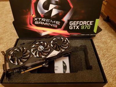 Лот: 12873666. Фото: 1. Видеокарта Gigabyte GTX 970 Extreeme... Видеокарты