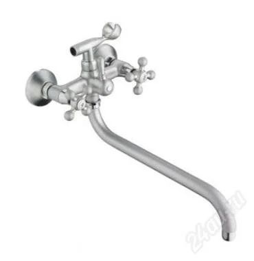 Лот: 2636961. Фото: 1. Смеситель д/ванны Frap крест мат... Смесители