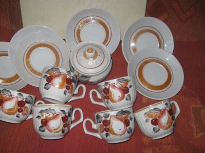 Лот: 17180512. Фото: 1. Сервиз .Барановичский фарфоровый... Сервизы, наборы посуды