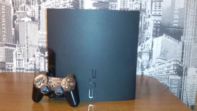 Лот: 3816300. Фото: 1. Sony PlayStation 3 slim 320Gb... Игровые приставки, консоли