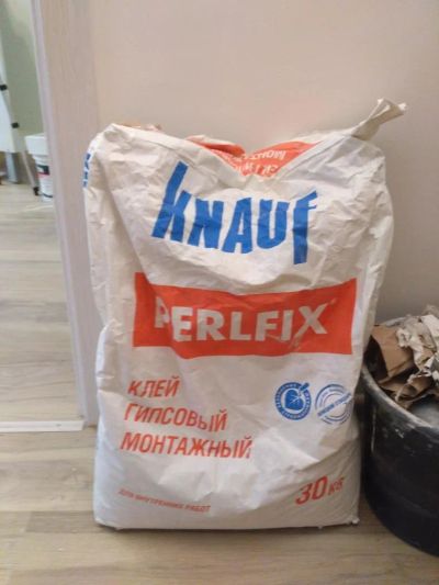 Лот: 11071924. Фото: 1. Клей гипсовый монтажный perlfix... Смеси, шпатлевки, цемент