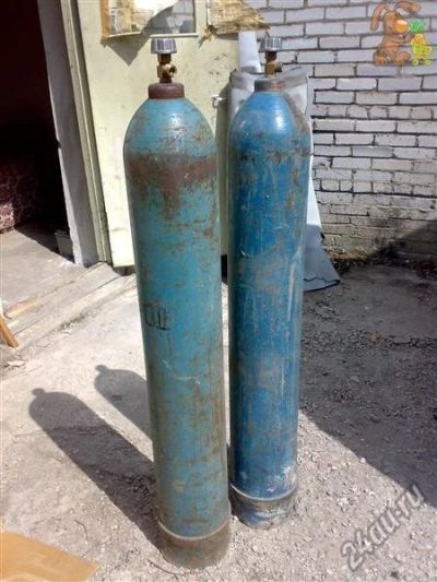 Лот: 5612479. Фото: 1. баллон кислородный. Баллоны, газ в баллонах