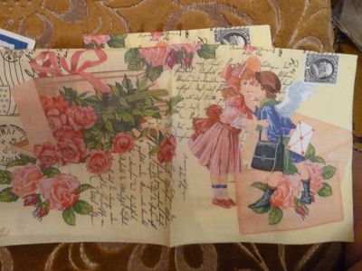 Лот: 5009116. Фото: 1. Салфетка для декупажа ''Винтаж-дети... Декупаж