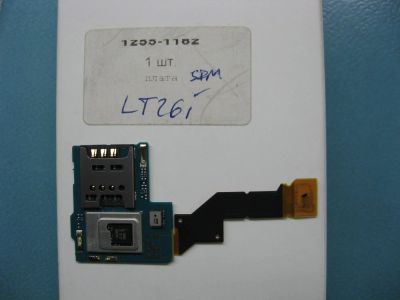 Лот: 6893032. Фото: 1. плата СИМ карты и микрофона Sony... Микросхемы и платы