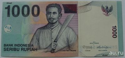 Лот: 17843720. Фото: 1. R Индонезия 1000 рупий 2011, UNC. Азия