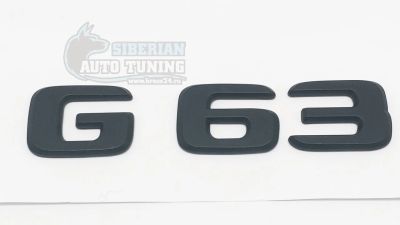 Лот: 18820122. Фото: 1. Шильдик G63 Mercedes-Benz на багажник... Детали тюнинга