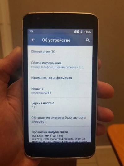 Лот: 16512907. Фото: 1. Смартфон. Micromax q383. Смартфоны