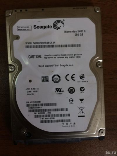 Лот: 9723086. Фото: 1. Жесткий диск для ноутбука Seagate... Жёсткие диски (HDD)