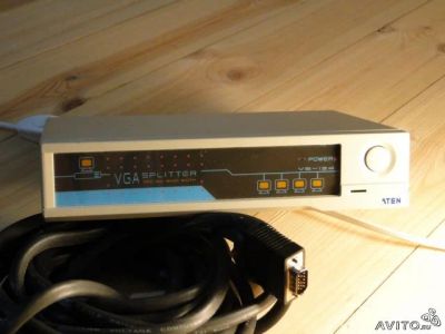 Лот: 7640650. Фото: 1. ATEN VGA Splitter 4 Port VS134... Коммутаторы