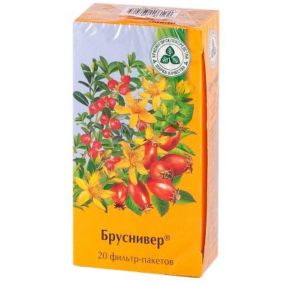 Лот: 23721945. Фото: 1. Бруснивер сбор фильтр-пакеты 2... Лекарства