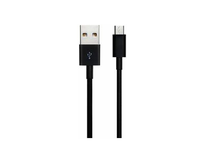 Лот: 19661848. Фото: 1. Кабель MicroUSB (короткий), черный. Дата-кабели, переходники