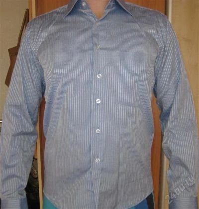 Лот: 1994522. Фото: 1. Рубаха А.Zecchi 46размер. Рубашки, водолазки