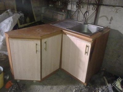 Лот: 2674264. Фото: 1. 2 шкафа кух.гарнитура с мойкой. Кухонные гарнитуры