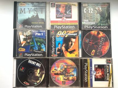 Лот: 20228268. Фото: 1. Диски для PS1 (17 штук) Playstation... Игры для консолей