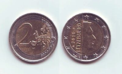 Лот: 19423423. Фото: 1. Монета Люксембург - 2 евро (2010... Европа