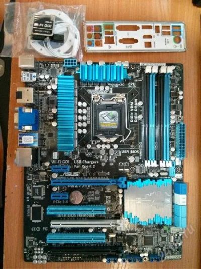 Лот: 2963639. Фото: 1. материнская плата с сокетом LGA1155... Материнские платы