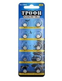 Лот: 22694119. Фото: 1. Батарейки G1 Трофи 10шт. Батарейки, аккумуляторы, элементы питания