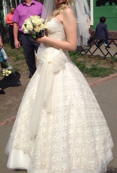 Лот: 5605081. Фото: 1. Свадебное платье. Свадебные платья