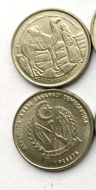 Лот: 16283925. Фото: 1. Западная Сахара 1 песета 1992... Африка