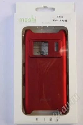 Лот: 2402291. Фото: 1. Пластиковый чехол Nokia N8 Красный... Чехлы, бамперы