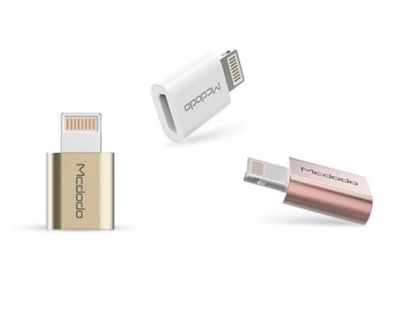 Лот: 20885827. Фото: 1. OTG McDodo OT-2140 micro - Lightning. Дата-кабели, переходники