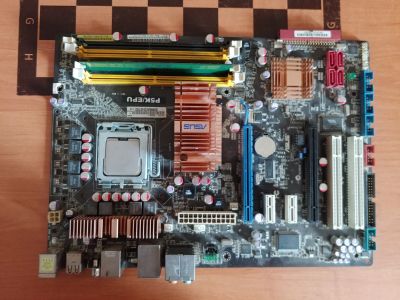 Лот: 14071386. Фото: 1. Продам ASUS P5K\EPU + E8400... Комплекты запчастей