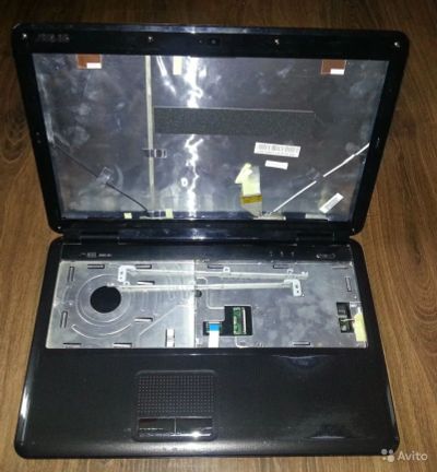 Лот: 6760147. Фото: 1. ASUS K50 корпус в сборе с шарнирами... Корпуса, блоки питания