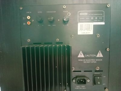 Лот: 16307809. Фото: 1. сабвуфер odeon w600 150w 220v. Активные акустические системы