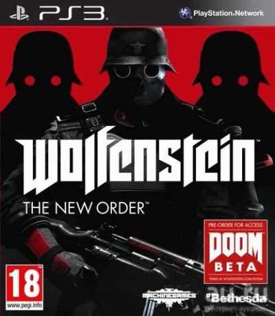 Лот: 14792439. Фото: 1. Wolfenstein The New Order [PS3... Игры для консолей