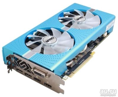 Лот: 18085522. Фото: 1. sapphire rx 580 nitro+ 8gb. Видеокарты