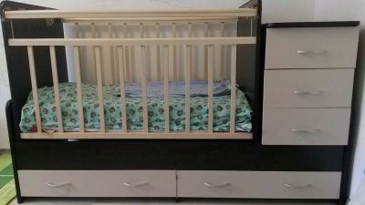 Лот: 4545753. Фото: 1. Детская кроватка трансформер... Детские кровати и кроватки