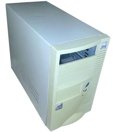 Лот: 3835843. Фото: 1. Корпус ATX бeлый. Корпуса, блоки питания