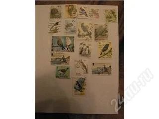 Лот: 131258. Фото: 1. Птицы 16 шт. Марки