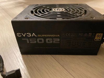 Лот: 17003114. Фото: 1. Блок питания EVGA 750W G2. Корпуса, блоки питания