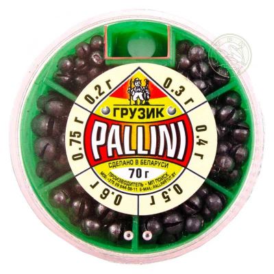 Лот: 20313406. Фото: 1. Набор грузил PALLINI (100 г). Леска, блесны, крючки, мормышки
