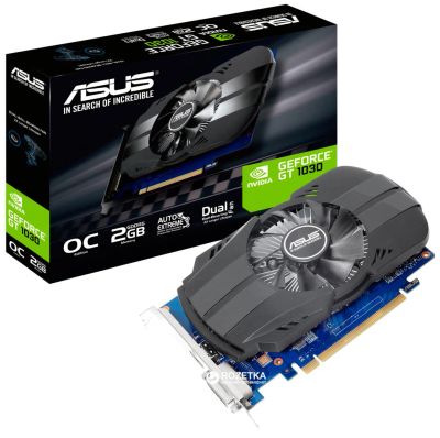 Лот: 11136526. Фото: 1. Asus Nvidia Geforce GT 1030 OC... Видеокарты