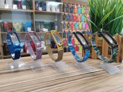 Лот: 17956056. Фото: 1. Ремешок для Mi Band 5 Milanese. Ремешки, браслеты
