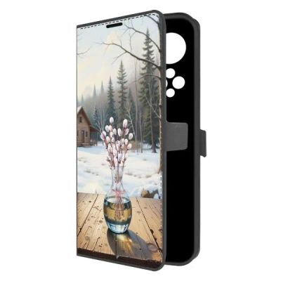 Лот: 25383058. Фото: 1. Чехол Krutoff Eco Book "Верба... Чехлы, бамперы