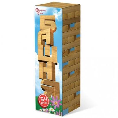 Лот: 11362889. Фото: 1. Башня 54 детали (Дженга, Jenga... Настольные игры, карты