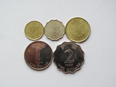 Лот: 6528161. Фото: 1. Гонконг , набор из 5 монет 1995-1998... Азия